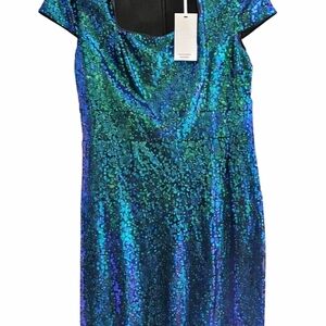 Grace Karin Iridescent Sequin Mini Dress